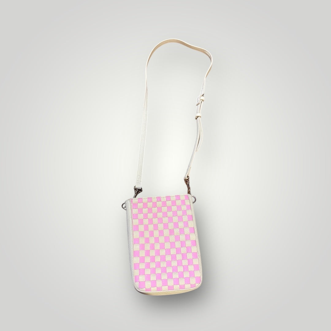 Universal Thread Pink Checkerboard Crossbody Bag